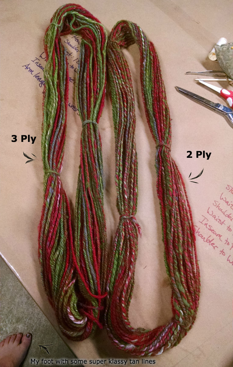 test skeins